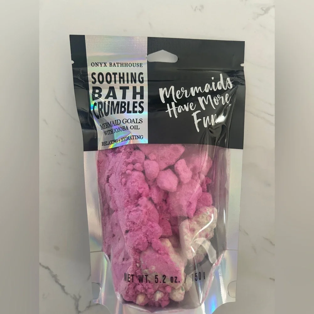 Onyx Bathhouse Soothing Bath Crumbles – Mermaid Goals (5.2 oz) - NWT